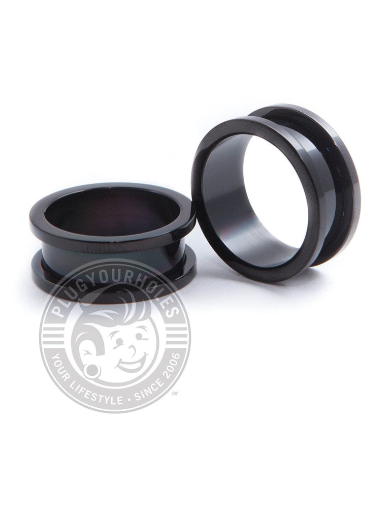 Black Threaded Steel Tunnels