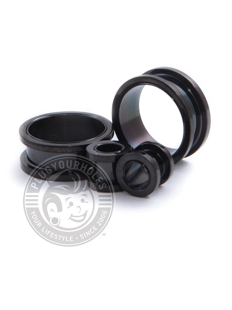 Black Threaded Steel Tunnels