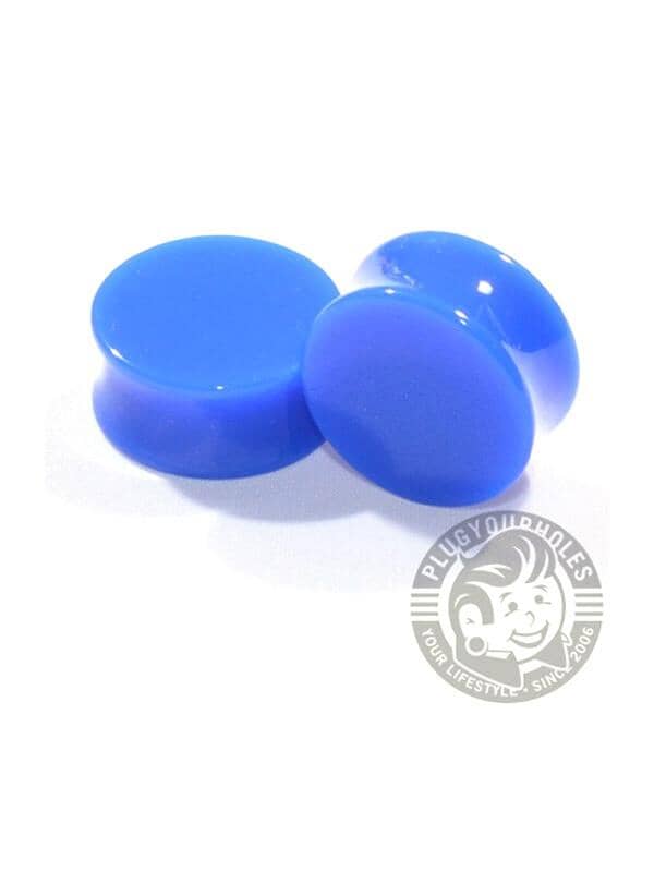 Blue Acrylic Plugs