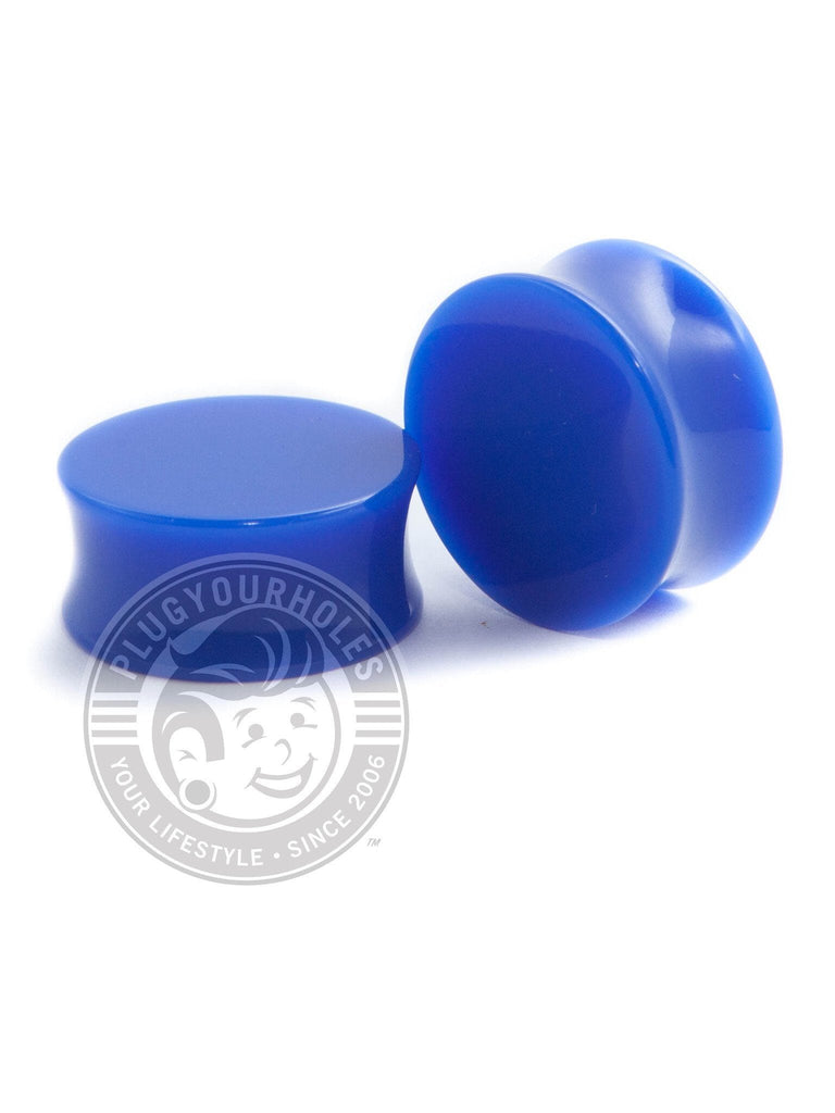 Blue Acrylic Plugs