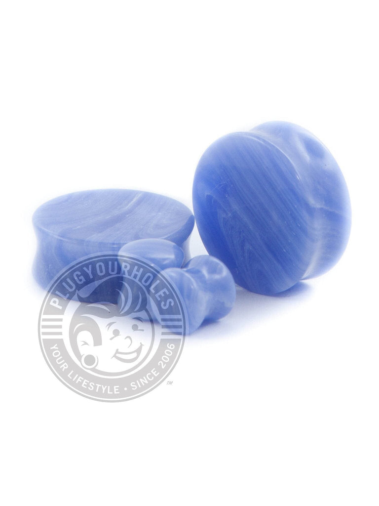 Blue Grain Agate Stone Plugs