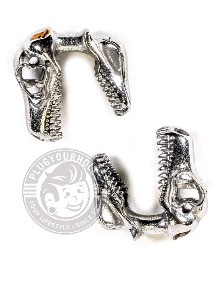 T-Rex Dinosaur Skull Steel Hangers
