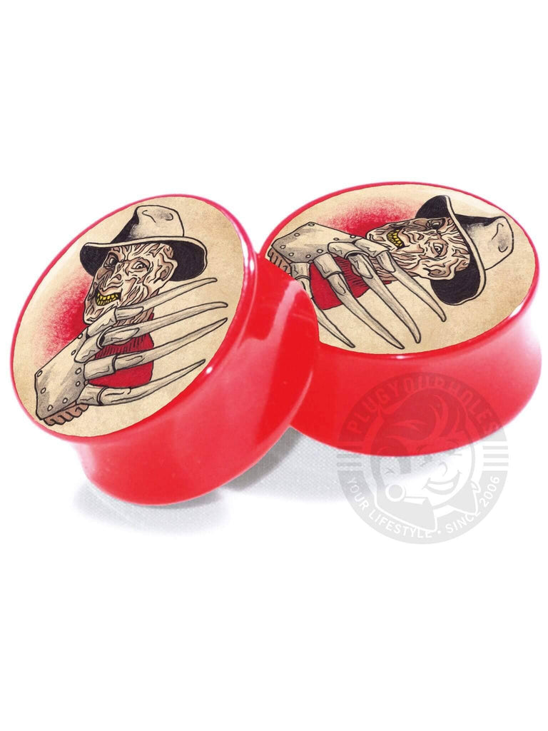 Freddy Tattoo Flash - Acrylic - Image Plugs
