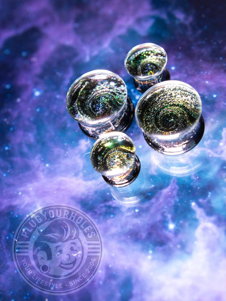 Galaxy Pyrex Glass Plugs
