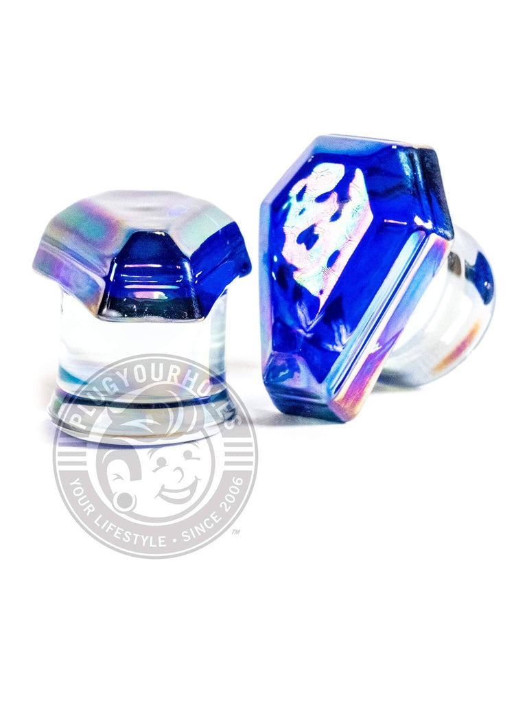 Aurora Coffin Glass Plugs