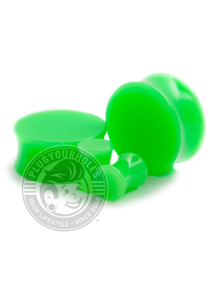 Green Acrylic Plugs