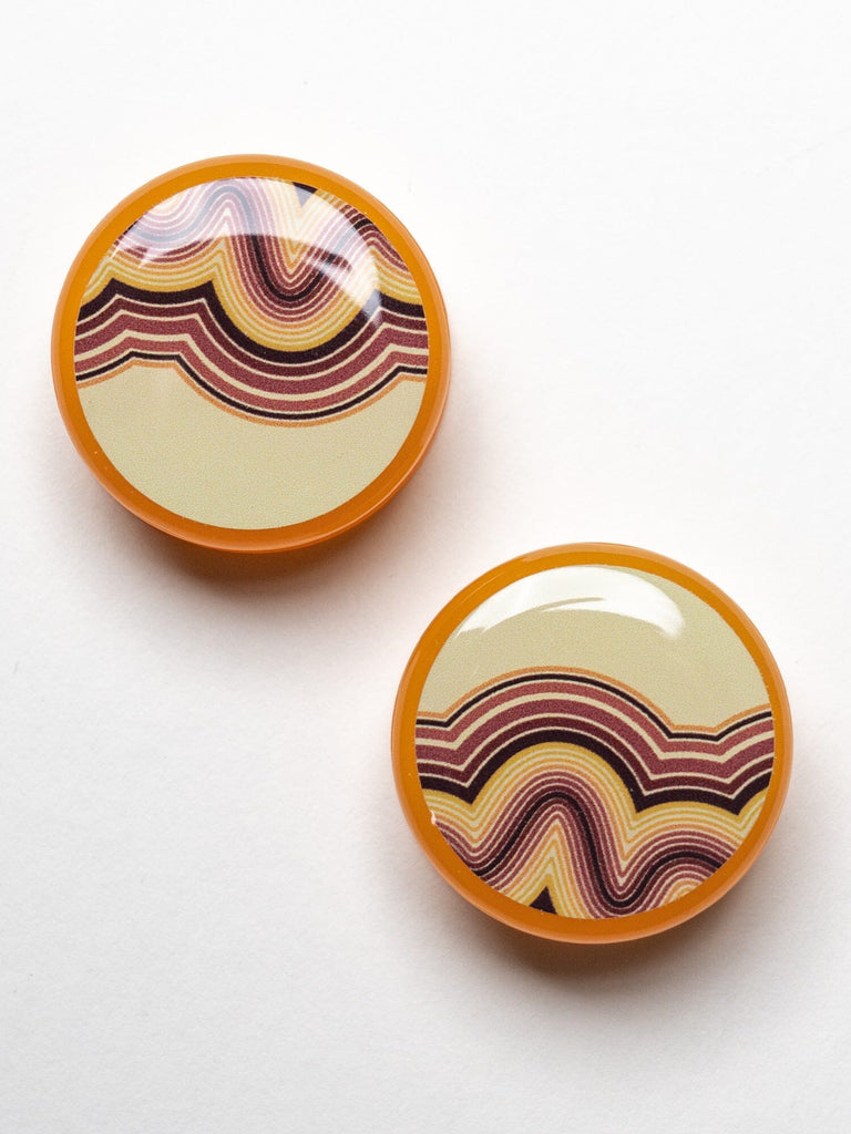 Groovy Swirl Acrylic Image Plugs