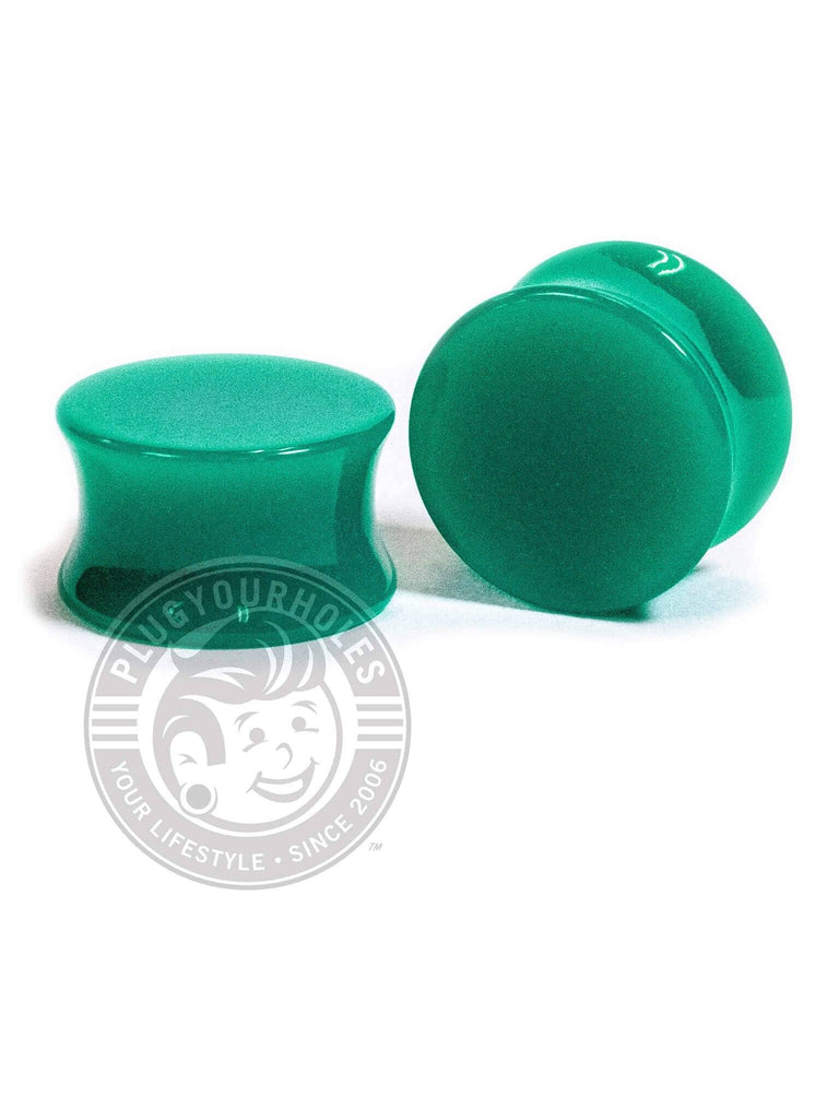 Hunter Green Acrylic Plugs