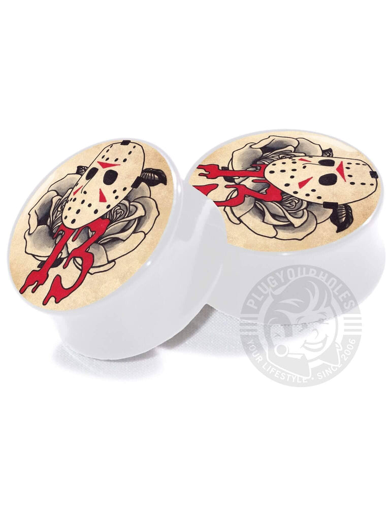 Jason Tattoo Flash - Acrylic - Image Plugs