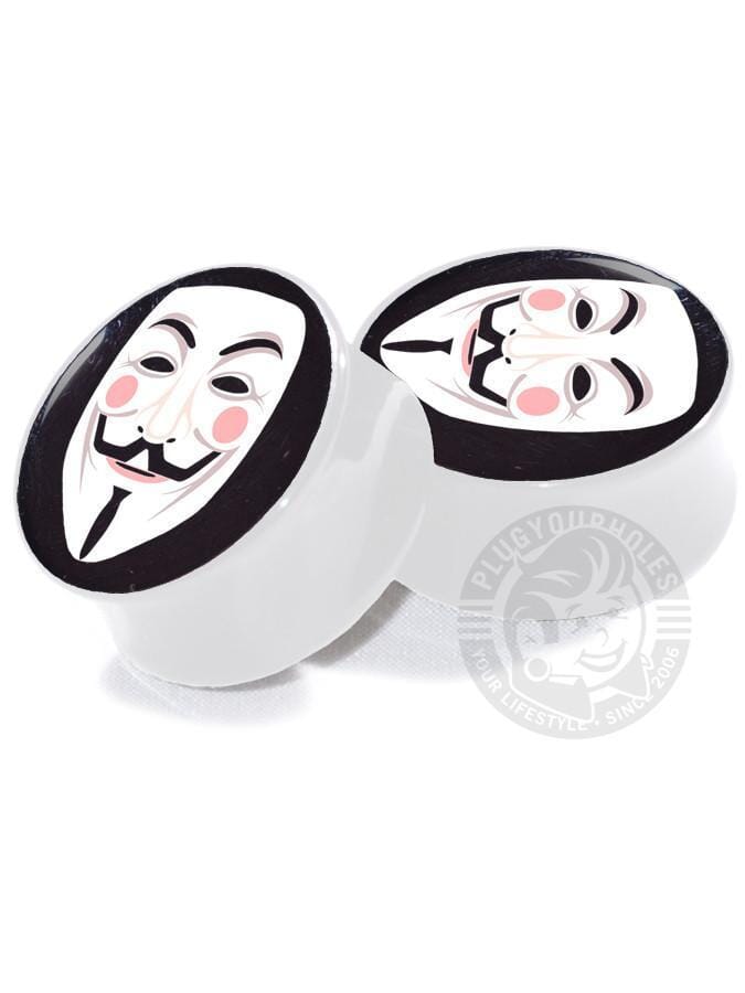 Guy Fawkes Mask - Image Plugs