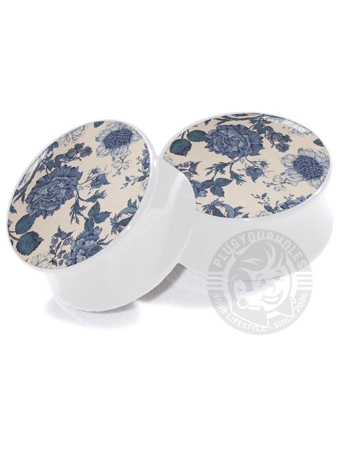 Vintage Floral - Image Plugs