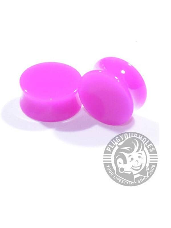Purple Acrylic Plugs