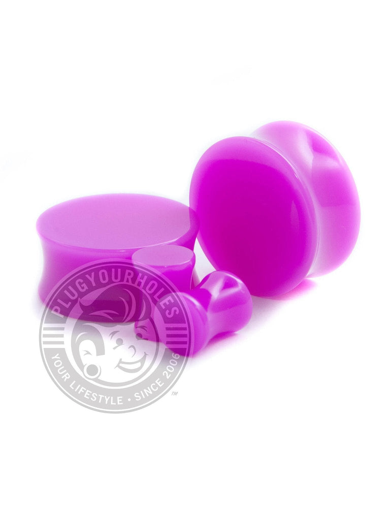 Purple Acrylic Plugs