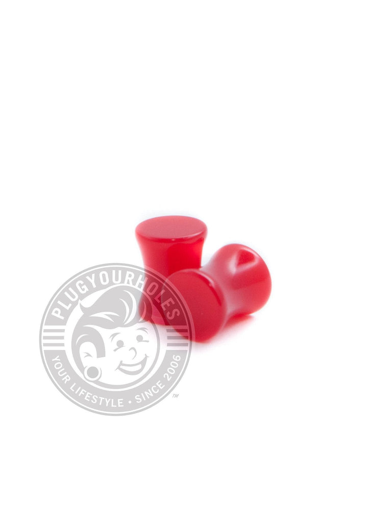 Red Acrylic Plugs