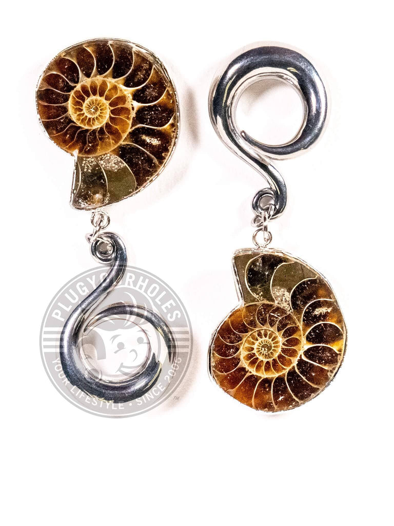 Shell Slice Steel Curled Hook Hangers