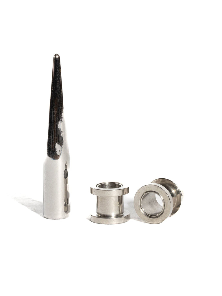 Surgical Steel Externally Threaded Spike 16g-14g - BodyMods Jewelry