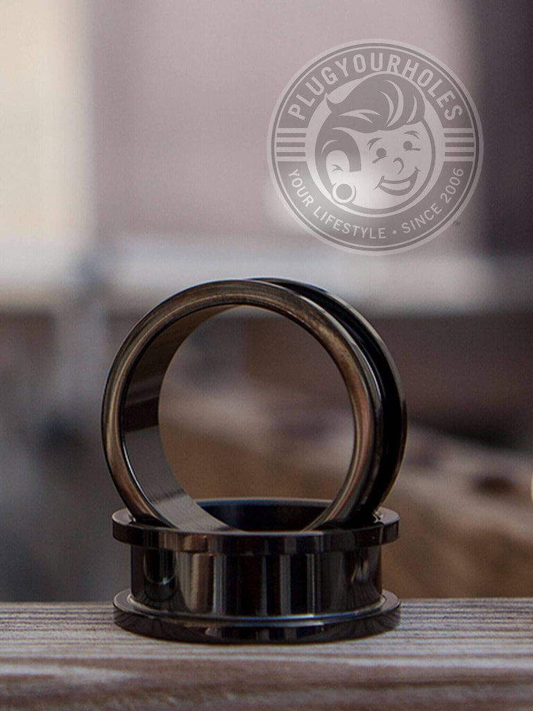 Black Threaded Steel Tunnels