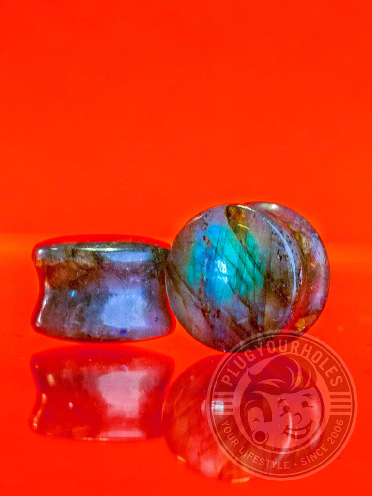Labradorite Stone Plugs