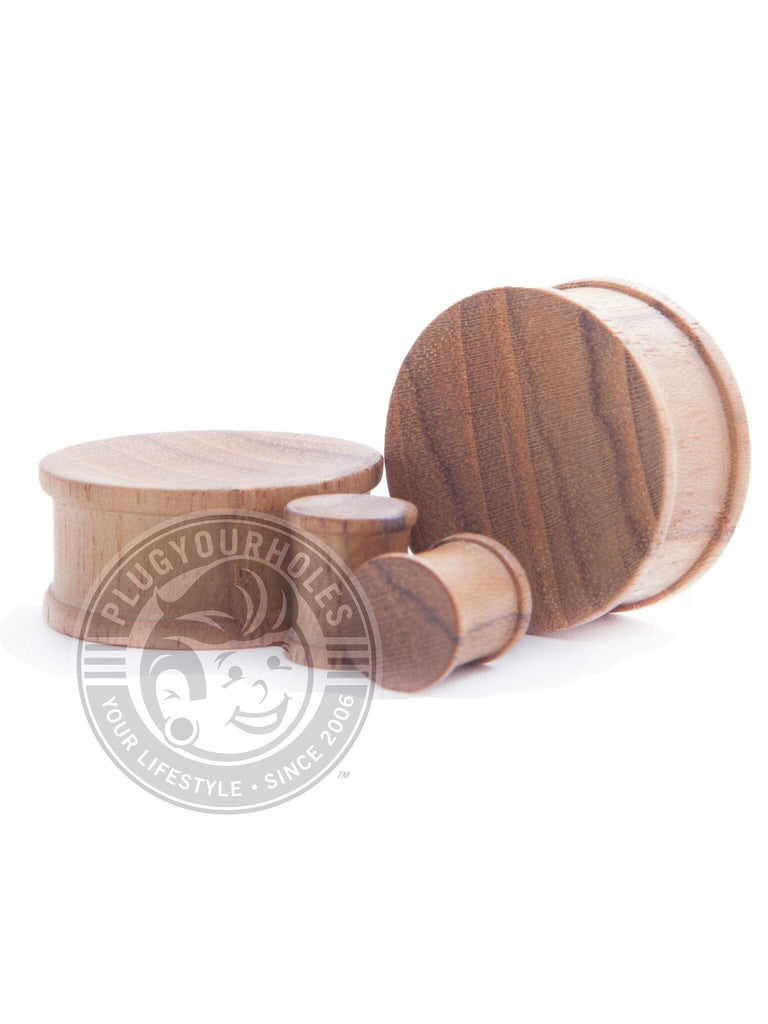 Teak Concave Wood Plugs