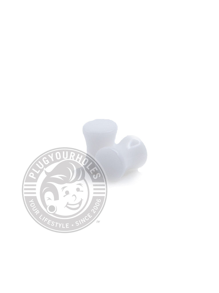 White Acrylic Plugs