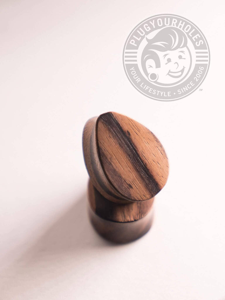Teardrop Sono Wood Plugs